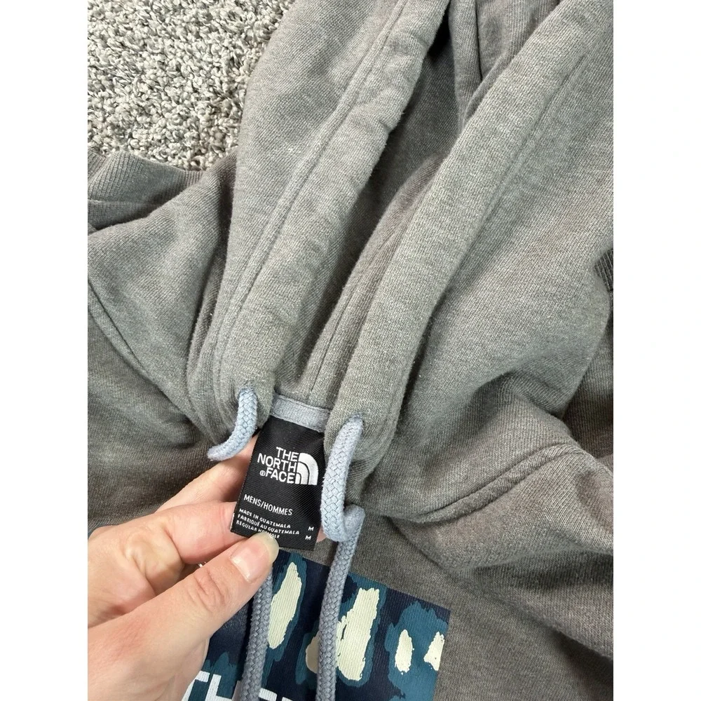 The North Face Fleece Hoodie Men's Size Medium Gray Outdoor